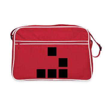 Glider - Retro Tasche - Rot/Weiß - Vorne