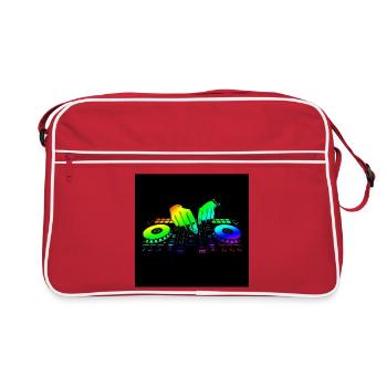 Disc jockey - Sac Retro - rouge/blanc - Devant