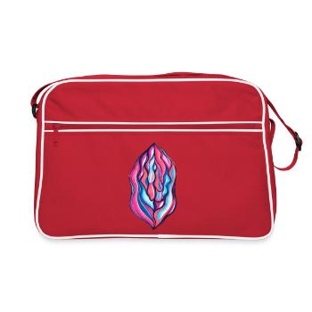 Vulva dripping - Sac Retro - rouge/blanc - Devant