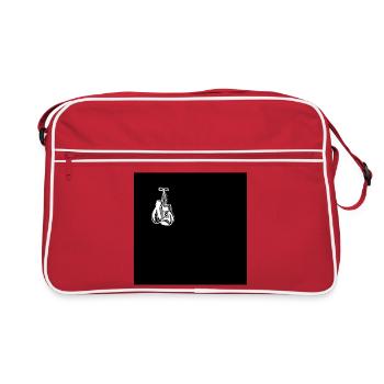 Gants de boxe - Sac Retro - rouge/blanc - Devant