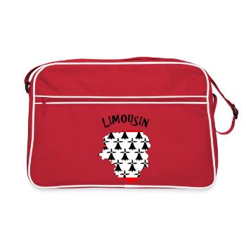 Limousin - Sac Retro - rouge/blanc - Devant