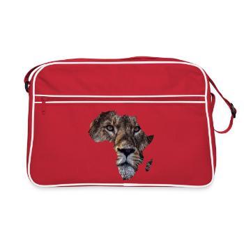 Afrique lion - Sac Retro - rouge/blanc - Devant