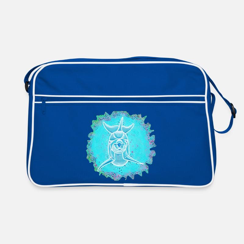 Glücklicher Delfin - Sonja Ariel von Staden Retro Tasche