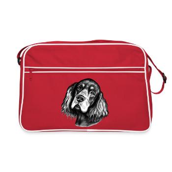 Dog's view - Retro Bag - red/white - Front