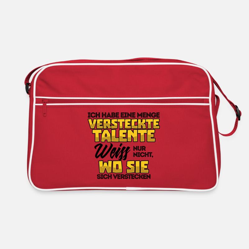 Lustig Witz Cool Statement Retro Tasche