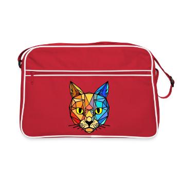 Tigre animal - Sac Retro - rouge/blanc - Devant