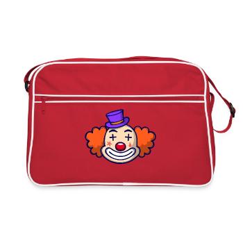 Clown Carnaval Carnaval - Sac Retro - rouge/blanc - Devant