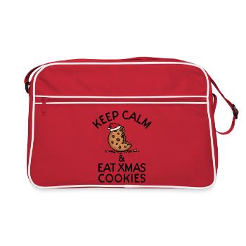 Statement Xmas Weihnachten - Retro Tasche - Rot/Weiß - Vorne