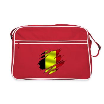Belgique - Belgique - Belgique - Sac Retro - rouge/blanc - Devant
