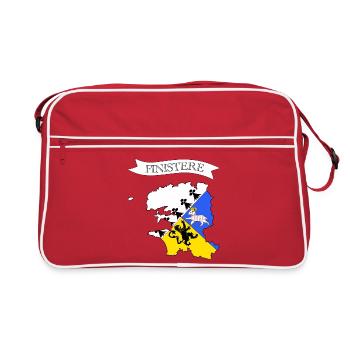 Finistère - Sac Retro - rouge/blanc - Devant
