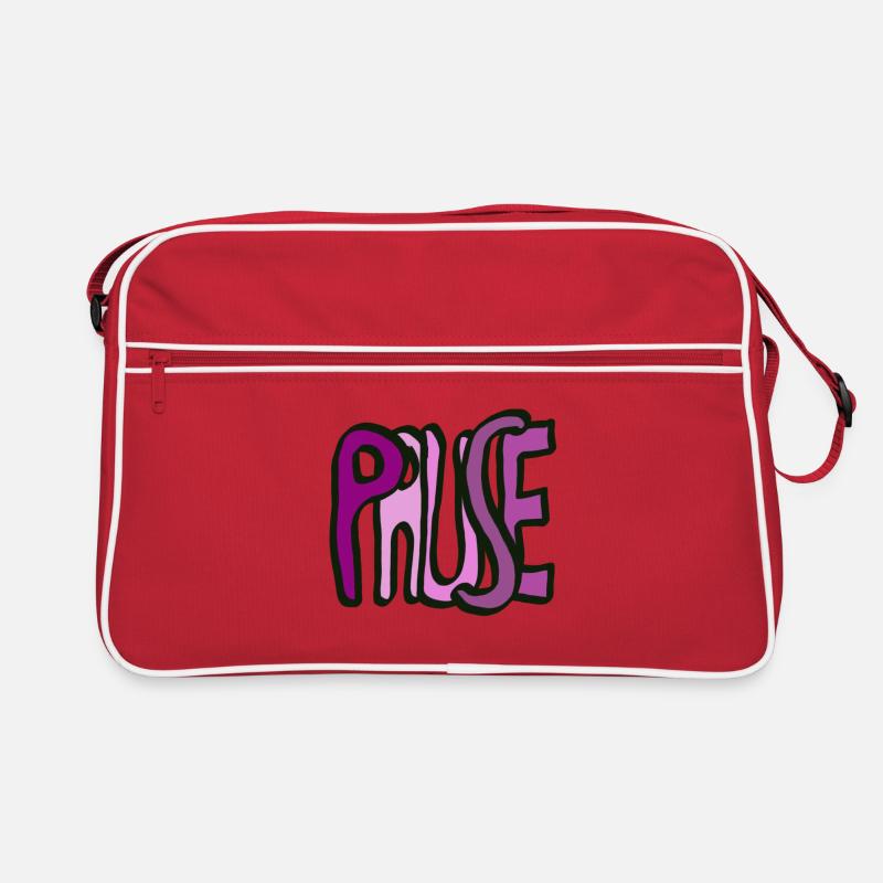 Lettering Pause Retro Bag