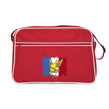 Gaulois français - Sac Retro - rouge/blanc - Devant