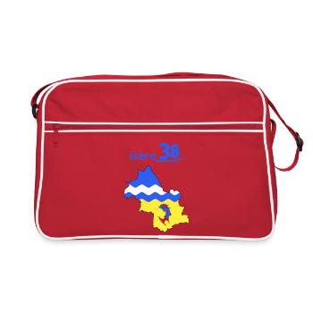Isère - Sac Retro - rouge/blanc - Devant