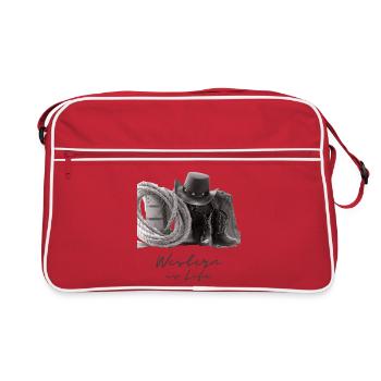 Western Life Cowboy Boots Lasso - Retro Bag - red/white - Front