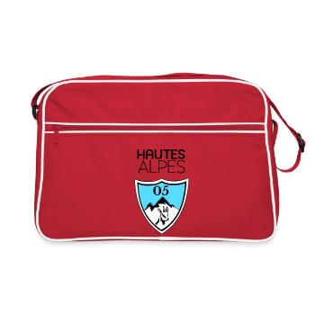 Hautes alpes - Sac Retro - rouge/blanc - Devant