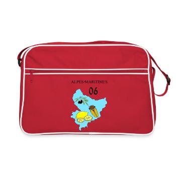 Maritime Alps - Retro Bag - red/white - Front
