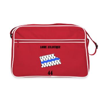 Loire atlantique - Sac Retro - rouge/blanc - Devant