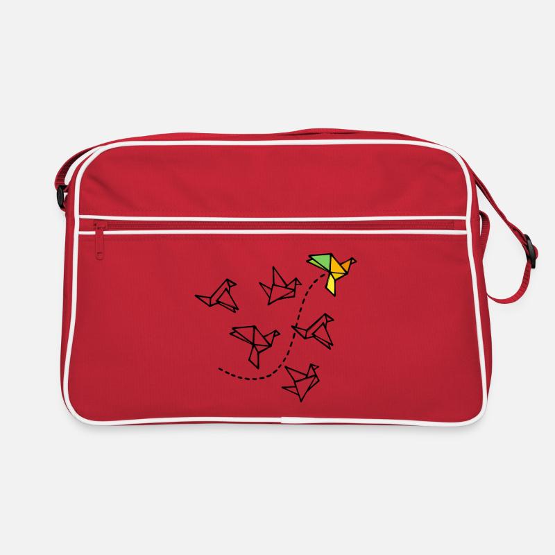 Polygon Creative Abstract Art Geometry Retro Bag