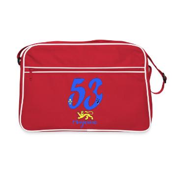 Mayenne - Sac Retro - rouge/blanc - Devant