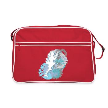 Mountaineering, climbing in the mountains - Retro Bag - red/white - Front