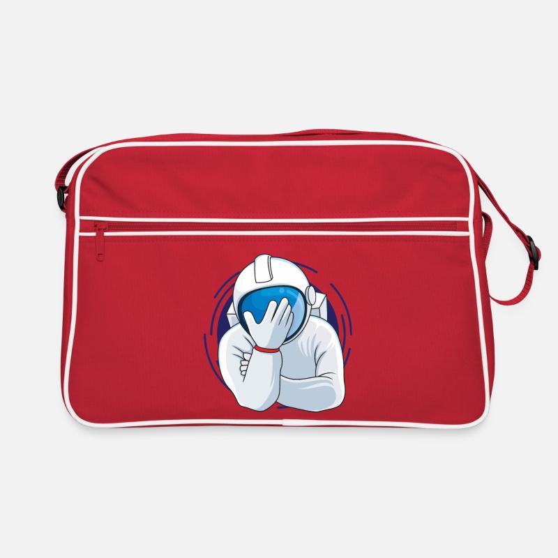 Facepalm Astronaute Sac Retro