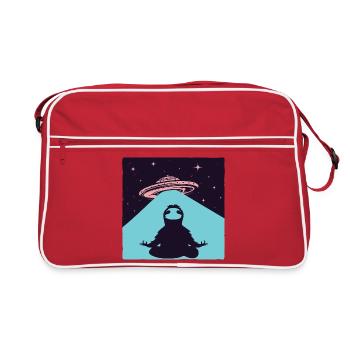 Space Yoga Master with Planetary Disc - Retro Bag - red/white - Front