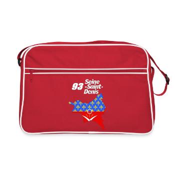 Seine Saint-Denis - Retro Bag - red/white - Front