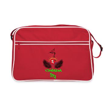 Guadeloupe - Sac Retro - rouge/blanc - Devant