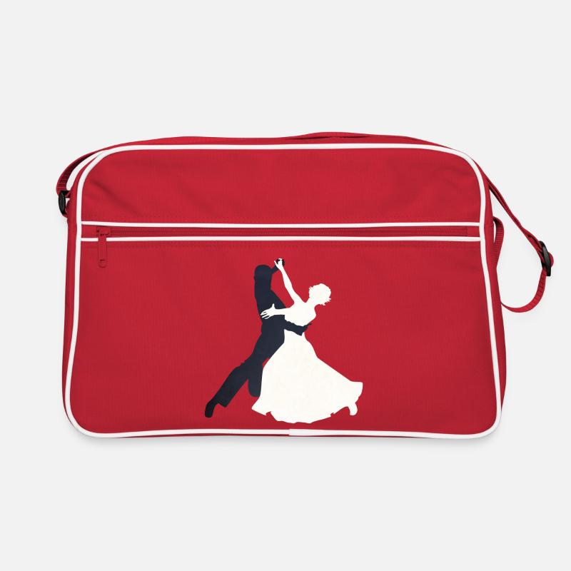 Motif de danse de valse élégant Sac Retro