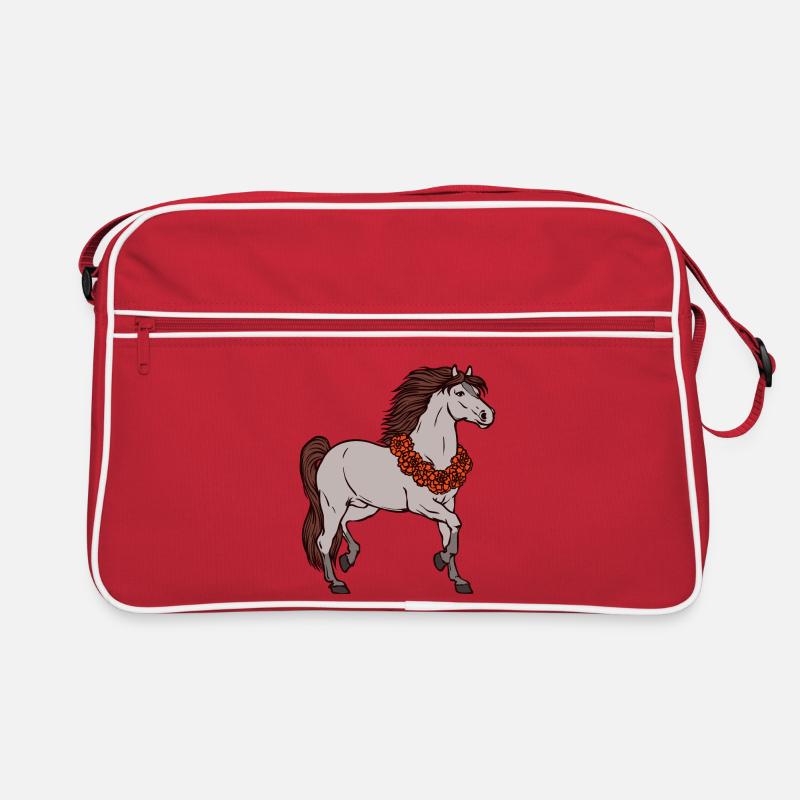 Cool Pferde Galopp Islandpferde Pferdefan Retro Tasche