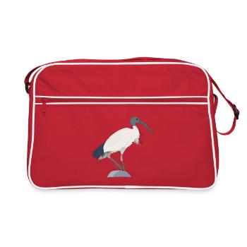 Ibis Bin Bird - Retro Bag - red/white - Front