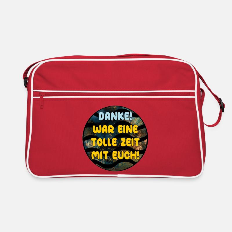 Abschiedsgeschenke Team DANKE TOLLE ZEIT MIT EUCH Retro Tasche