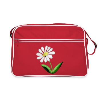 Fière Marguerite - Sac Retro - rouge/blanc - Devant
