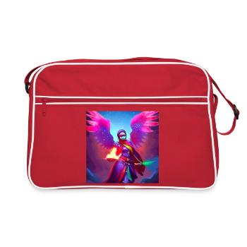 Oriental Angel Hijab Women Art - Sac Retro - rouge/blanc - Devant