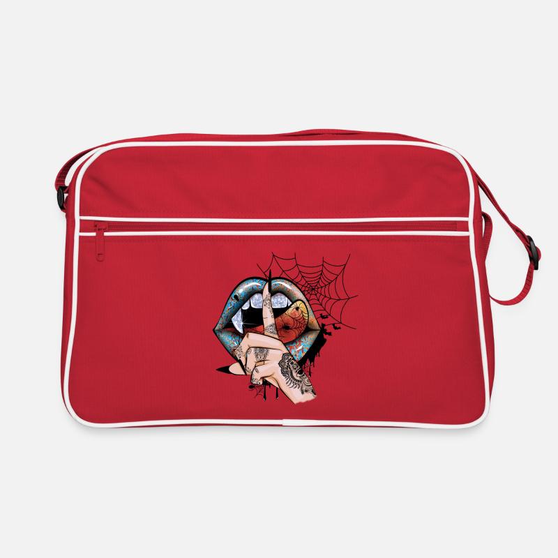 Vampir Halloween Retro Tasche
