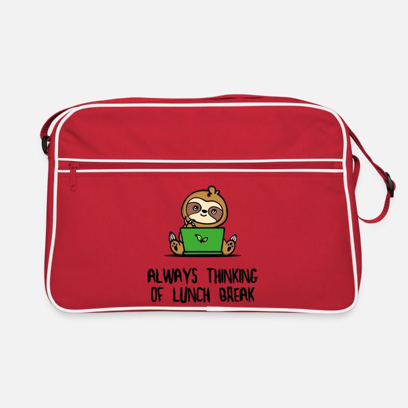 Lazy Animal Mammal Humorous Sloth Statement Sac Retro