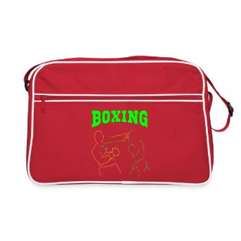 boxing - Sac Retro - rouge/blanc - Devant