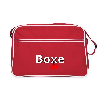 Boxen - Retro Tasche - Rot/Weiß - Vorne
