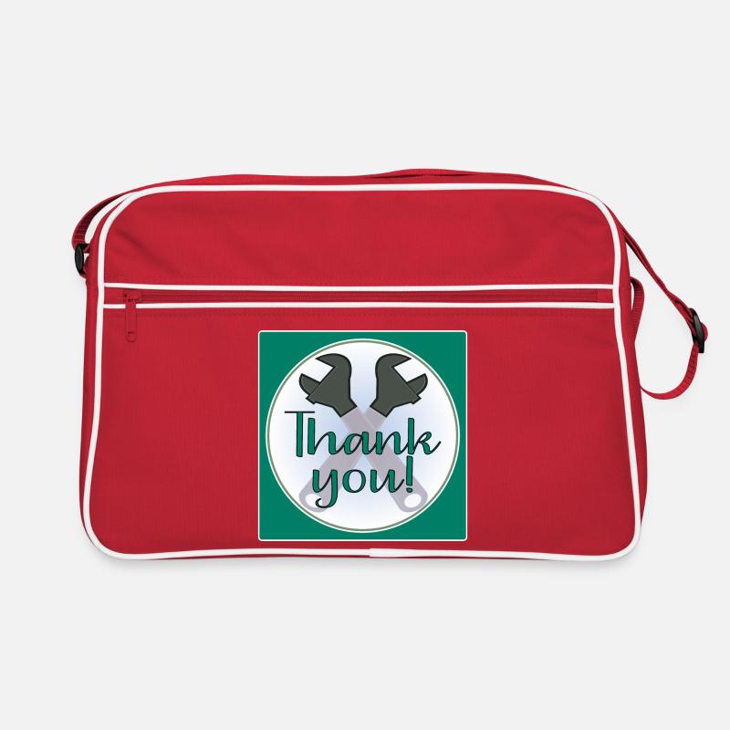 DANKE HANDWERKER - ZANGE Retro Tasche