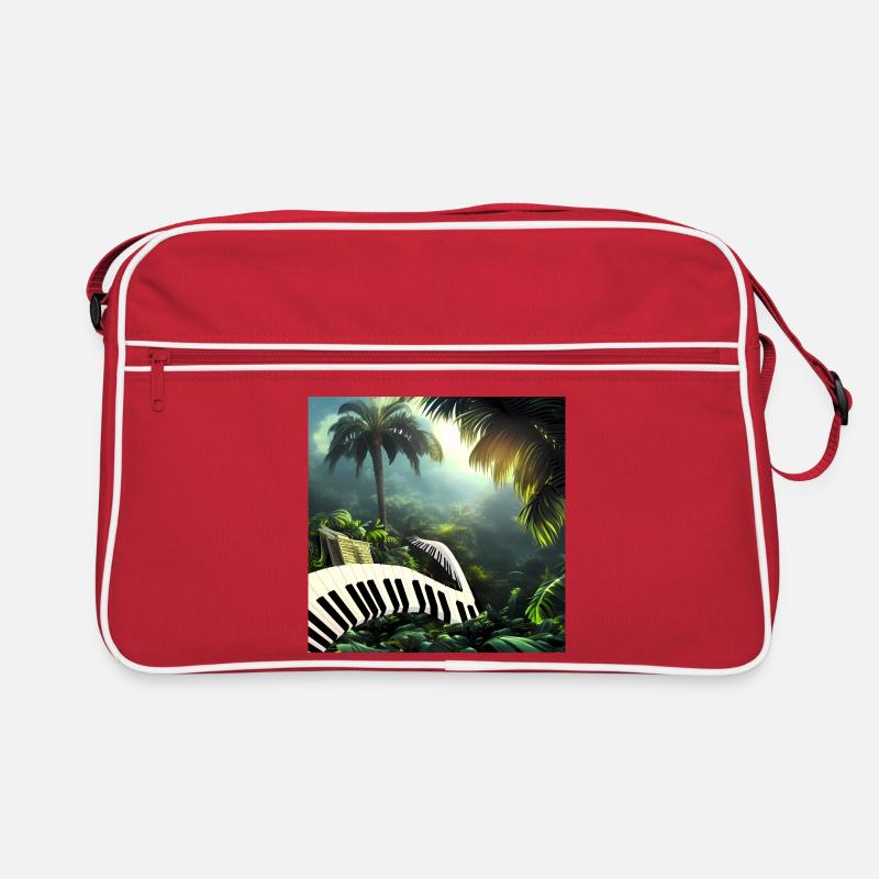 Piano dans la jungle Sac Retro