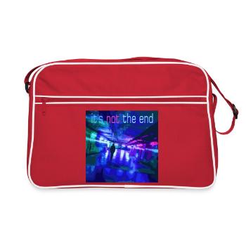 Ce n’est pas la fin Neon Tunnel - Sac Retro - rouge/blanc - Devant