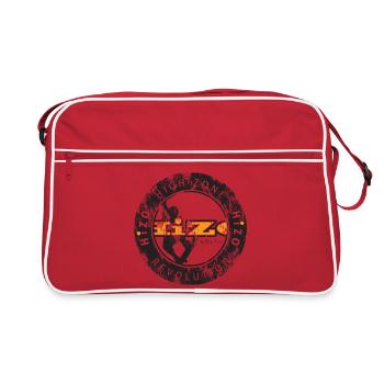 HiZo Revolution - Retro Tasche - Rot/Weiß - Vorne
