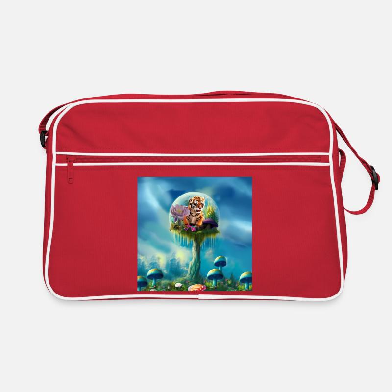 Tout simplement adorables petits tigres Bébés Sac Retro