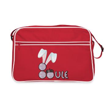 Happy Easter - BALL - Pétanque - Retro Bag - red/white - Front
