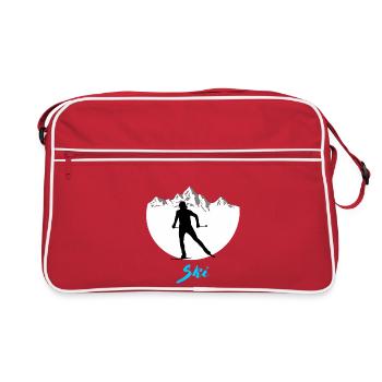 Cross-country skiing - Retro Bag - red/white - Front