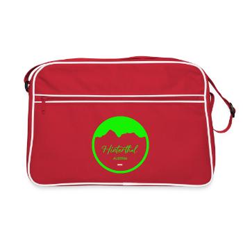 Hinterthal in grün! - Retro Tasche - Rot/Weiß - Vorne