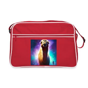 Dromedary Camel - Galaxy Space - Sac Retro - rouge/blanc - Devant