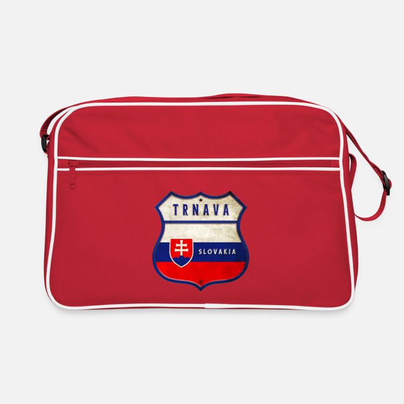 Design du drapeau de Trnava, Slovaquie Sac Retro
