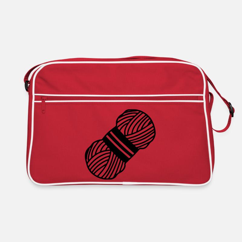 Knot knit or crochet wool Retro Bag