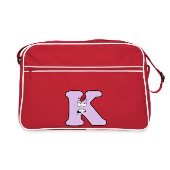 K - Retro Bag - red/white - Front